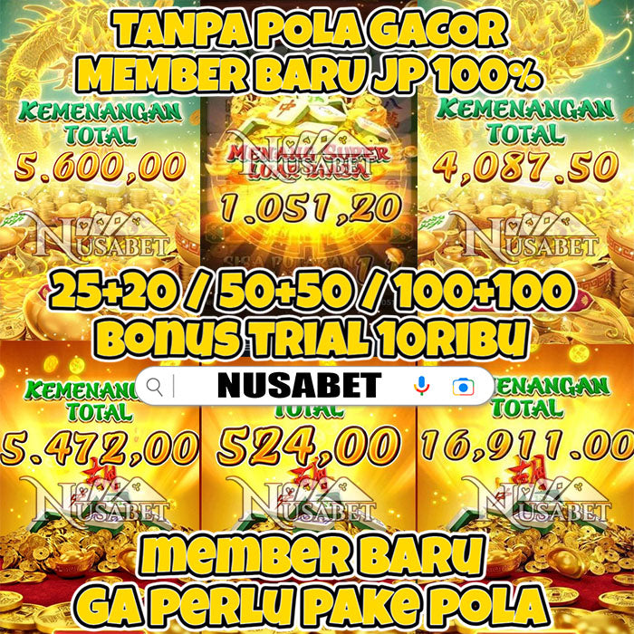 NUSABET Situs Slot Gacor Gampang Menang